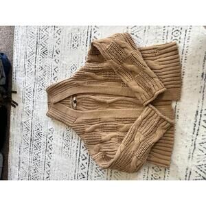 Universal Thread Women's Cable Knit Cardigan Sweater Size Small